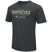 Colosseum Heathered Iowa Hawkeyes OHT Military Appreciation Flag 20 T-Shirt
