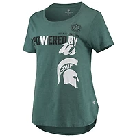 Colosseum Heathered Michigan State Spartans PoWered By Title IX T-Shirt