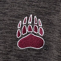 Colosseum Heathered Montana Grizzlies Down Swing Raglan Polo