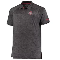 Colosseum Heathered Ohio State Buckeyes Big  Tall Down Swing Polo