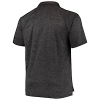 Colosseum Heathered Ohio State Buckeyes Big  Tall Down Swing Polo