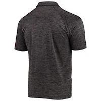 Colosseum Heathered Ohio State Buckeyes Down Swing Raglan Polo