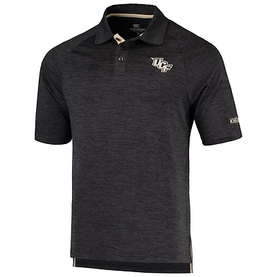 Colosseum Heathered UCF Knights Down Swing Polo