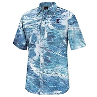 Colosseum Illinois Fighting Illini Realtree Aspect Charter Full-Button Fishing Shirt