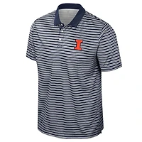 Colosseum Illinois Fighting Illini Striped Polo