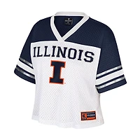 Colosseum Illinois Fighting Illini Treasure Cropped Football Jersey