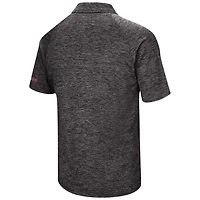 Colosseum Indiana Hoosiers Big  Tall Down Swing Polo