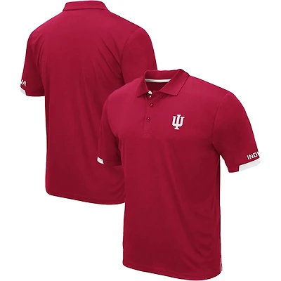 Colosseum Indiana Hoosiers Big  Tall Santry Polo