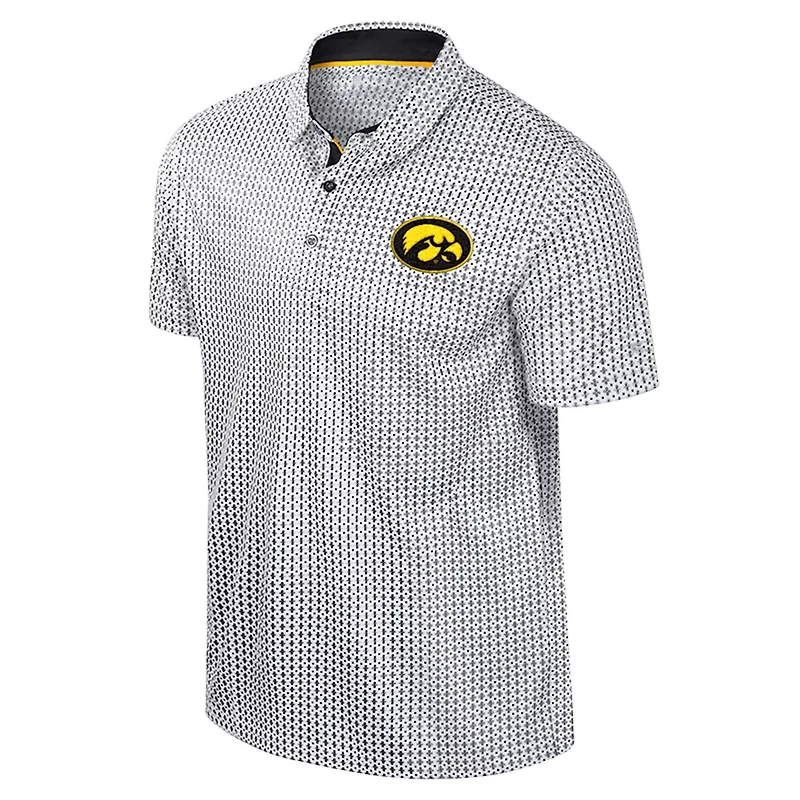 Colosseum Iowa Hawkeyes Big Tall Marty Rival Polo