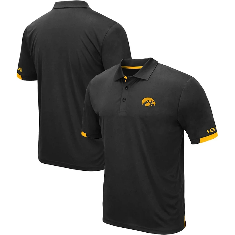 Colosseum Iowa Hawkeyes Big  Tall Santry Polo