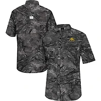 Colosseum Iowa Hawkeyes Realtree Aspect Charter Full-Button Fishing Shirt