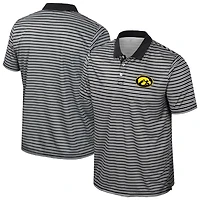 Colosseum Iowa Hawkeyes Striped Polo