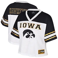 Colosseum Iowa Hawkeyes Treasure Cropped Football Jersey