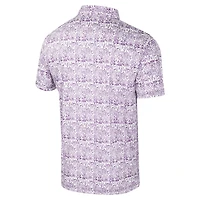 Colosseum Kansas State Wildcats It's Time Allover Print Polo