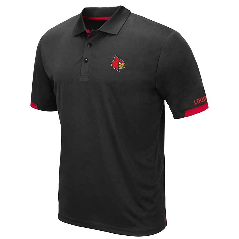 Colosseum Louisville Cardinals Big  Tall Santry Polo