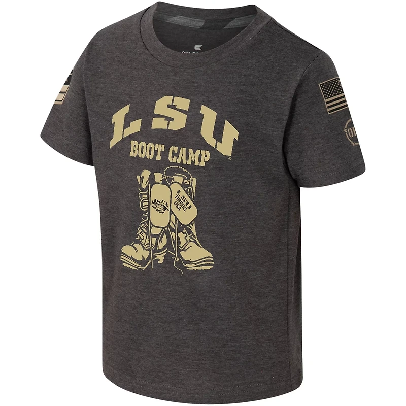 Colosseum LSU Tigers OHT Military Appreciation Boot Camp T-Shirt