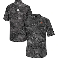 Colosseum Maryland Terrapins Realtree Aspect Charter Full-Button Fishing Shirt