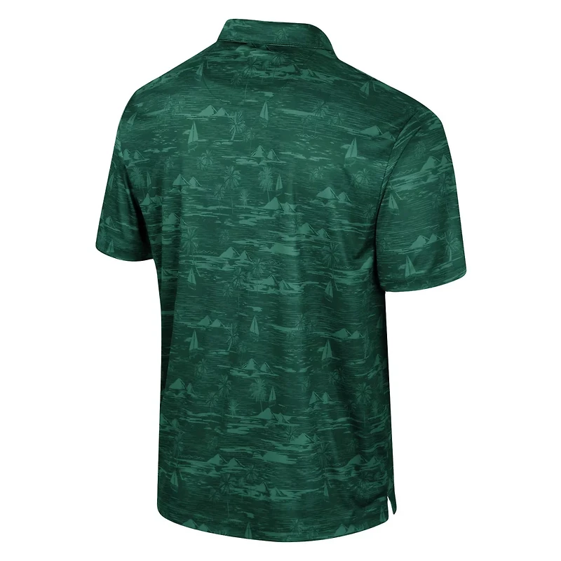 Colosseum Michigan State Spartans Daly Print Polo