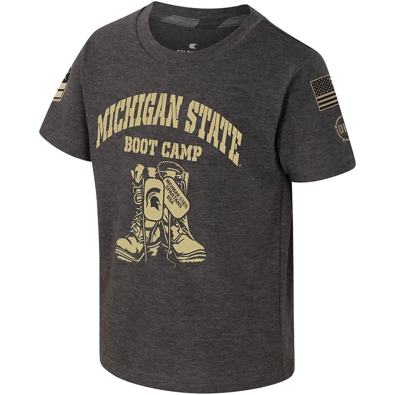 Colosseum Michigan State Spartans OHT Military Appreciation Boot Camp T-Shirt