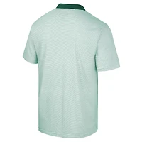 Colosseum Michigan State Spartans Print Stripe Polo
