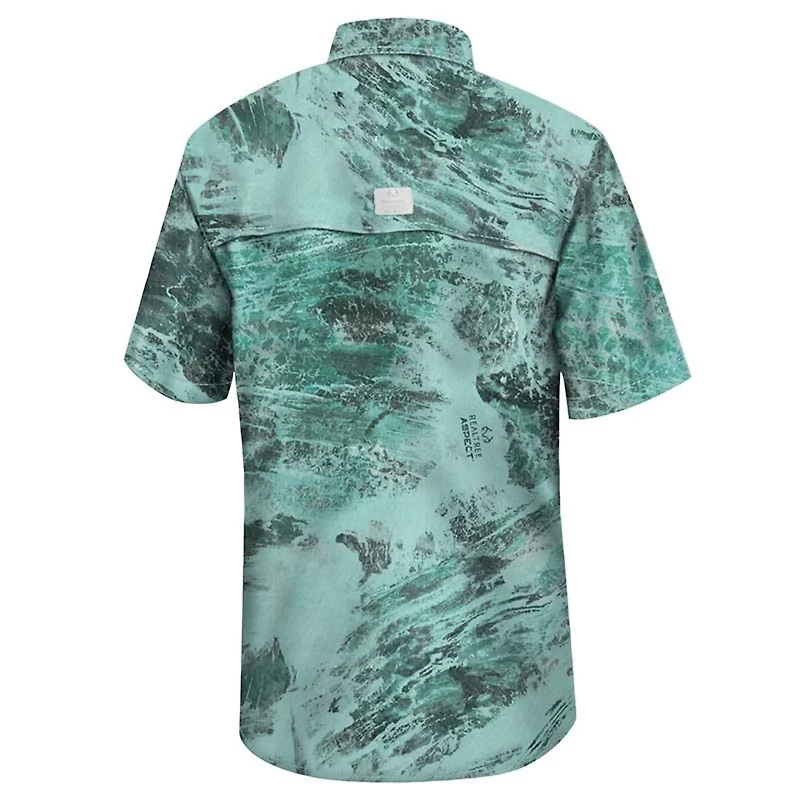 Colosseum Michigan State Spartans Realtree Aspect Charter Full-Button Fishing Shirt