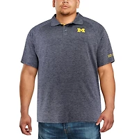 Colosseum Michigan Wolverines Big  Tall Down Swing Polo