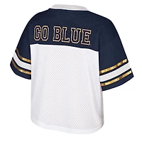 Colosseum Michigan Wolverines Treasure Cropped Football Jersey