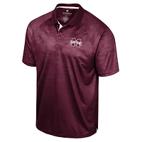 Colosseum Mississippi State Bulldogs Honeycomb Raglan Polo