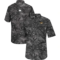 Colosseum Missouri Tigers Realtree Aspect Charter Full-Button Fishing Shirt