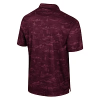 Colosseum Montana Grizzlies Daly Print Polo