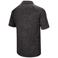 Colosseum Nebraska Huskers Big  Tall Down Swing Polo