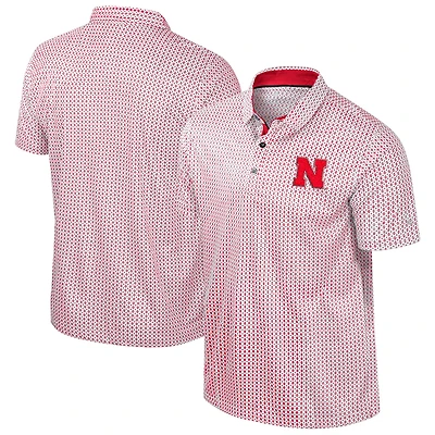 Colosseum Nebraska Huskers Big  Tall Marty Rival Polo