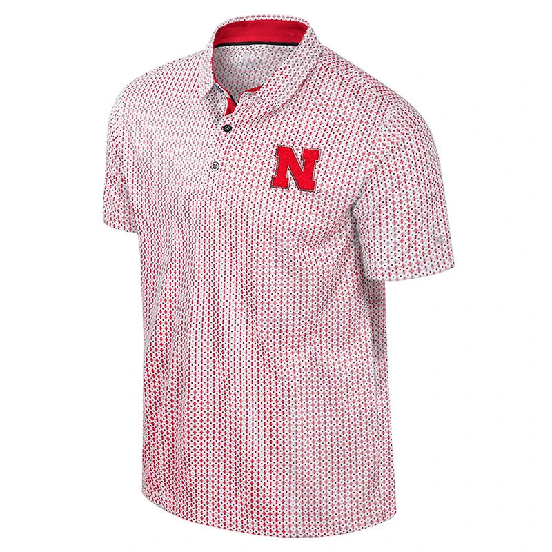 Colosseum Nebraska Huskers Big Tall Marty Rival Polo