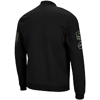 Colosseum Nebraska Huskers OHT Military Appreciation High-Speed Bomber Full-Zip Jacket
