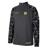 Colosseum Nebraska Huskers OHT Military Appreciation Long Range Raglan Quarter-Zip Jacket