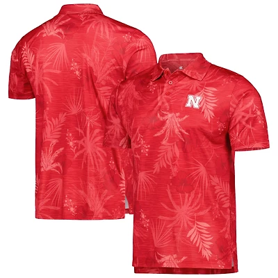 Colosseum Nebraska Huskers Palms Team Polo