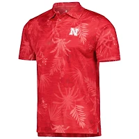 Colosseum Nebraska Huskers Palms Team Polo