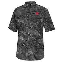 Colosseum Nebraska Huskers Realtree Aspect Charter Full-Button Fishing Shirt
