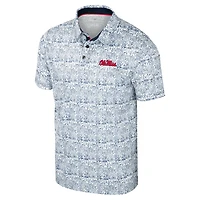 Colosseum Ole Miss Rebels It's Time Allover Print Polo