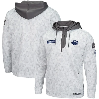 Colosseum Penn State Nittany Lions OHT Military Appreciation Quarter-Zip Hoodie