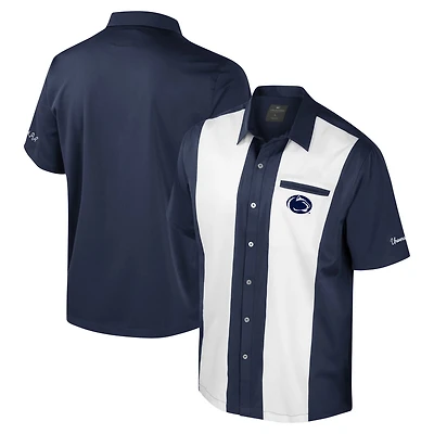 Colosseum Penn State Nittany Lions Strike Bowling Button-Up Shirt