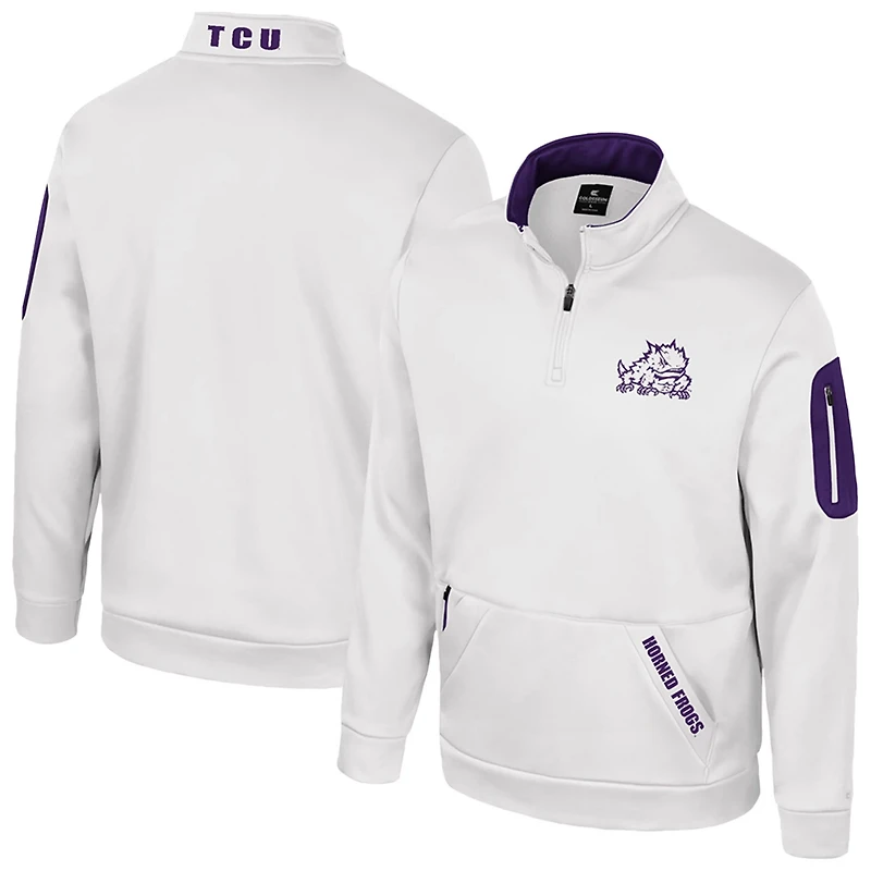 Colosseum TCU Horned Frogs Mainframe Quarter-Zip Fleece Jacket