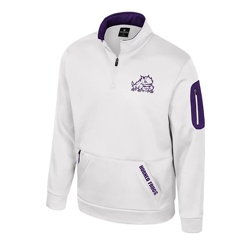 Colosseum TCU Horned Frogs Mainframe Quarter-Zip Fleece Jacket