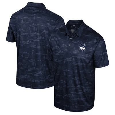 Colosseum UConn Huskies Daly Print Polo