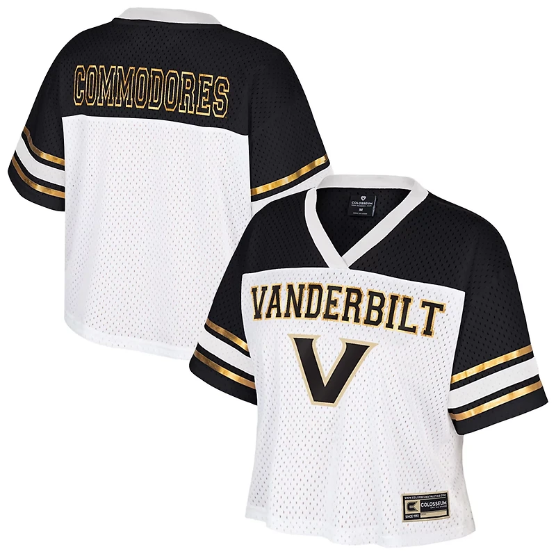 Colosseum Vanderbilt Commodores Treasure Cropped Football Jersey