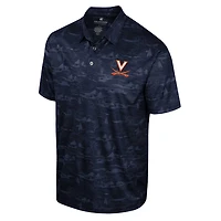 Colosseum Virginia Cavaliers Daly Print Polo