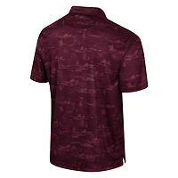 Colosseum Virginia Tech Hokies Daly Print Polo