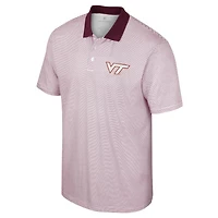 Colosseum Virginia Tech Hokies Print Stripe Polo