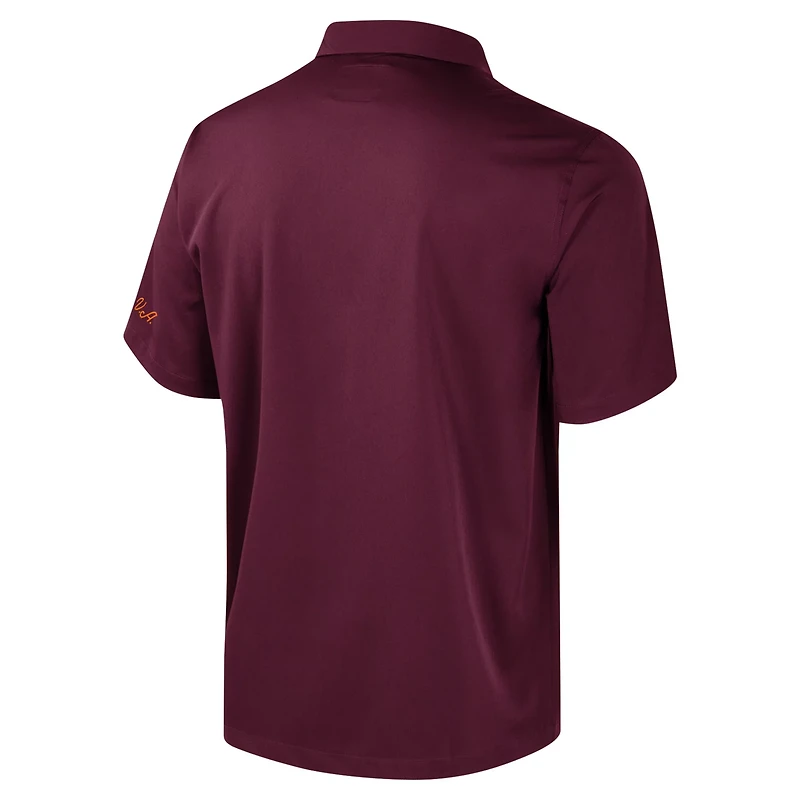 Colosseum Virginia Tech Hokies Strike Bowling Button-Up Shirt