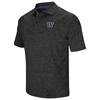 Colosseum Washington Huskies Big  Tall Down Swing Polo